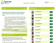 Tablet Screenshot of dapperdads.sparrow.org